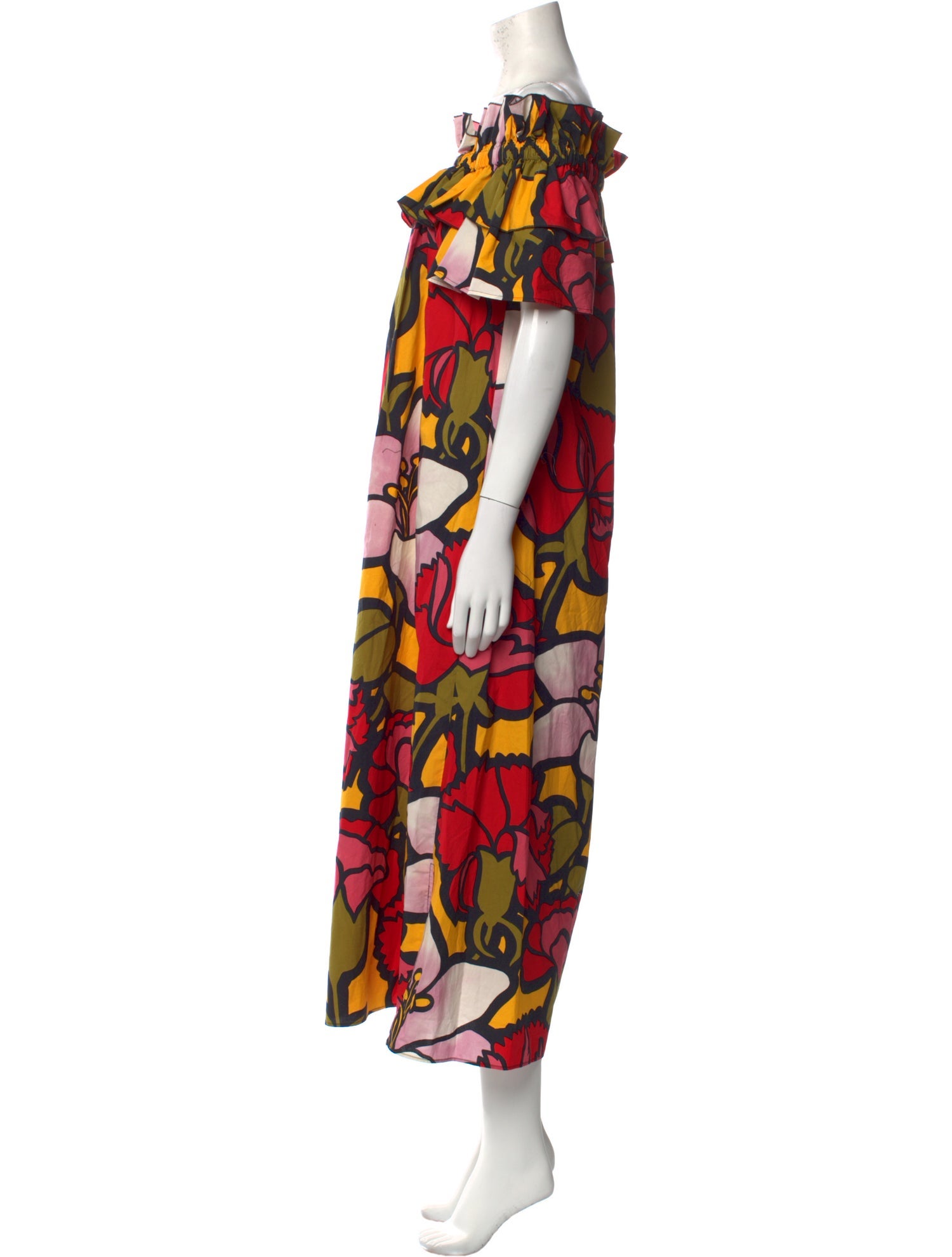 La DoubleJ Floral Print Long Dress w/ Tags