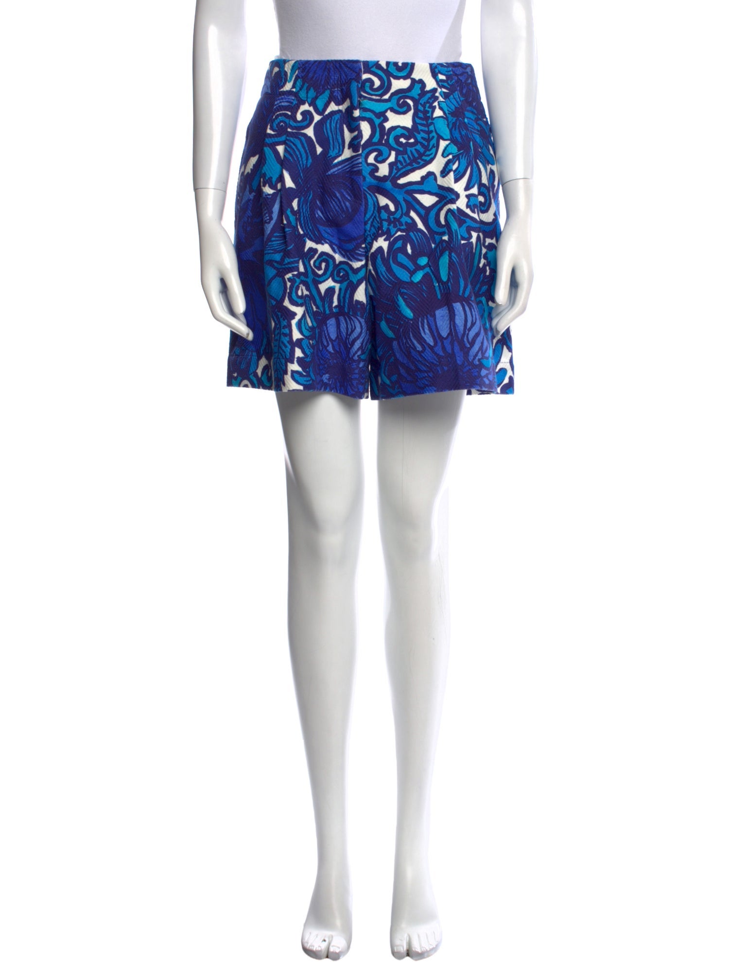 La DoubleJ Printed Mini Shorts