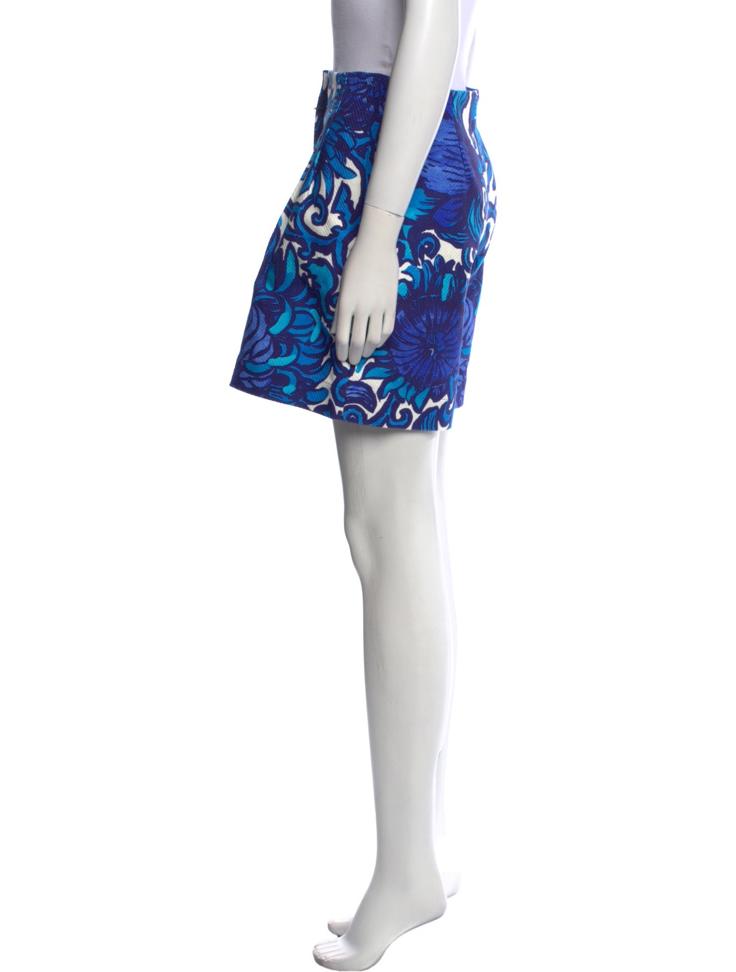 La DoubleJ Printed Mini Shorts