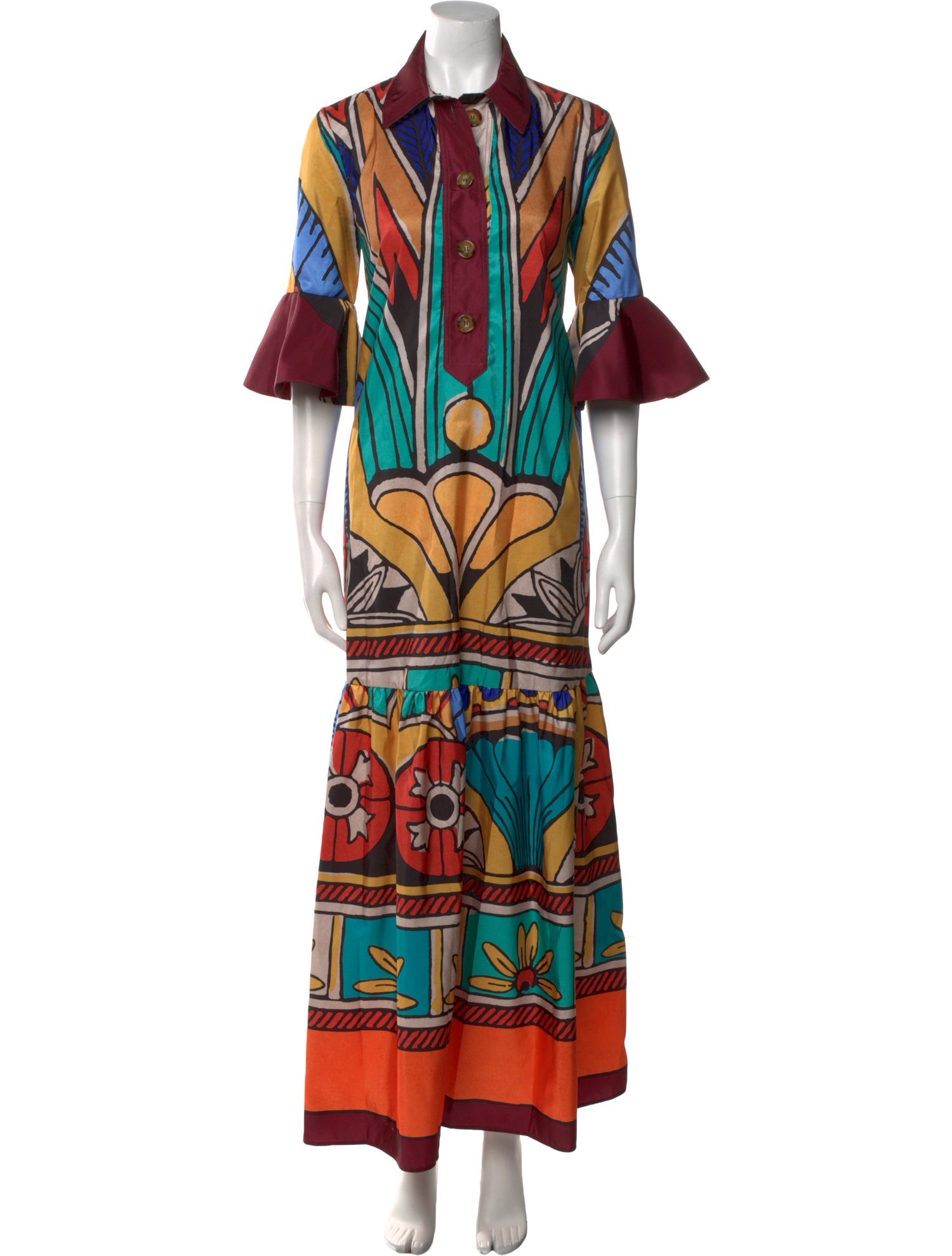 La DoubleJ Printed Long Dress