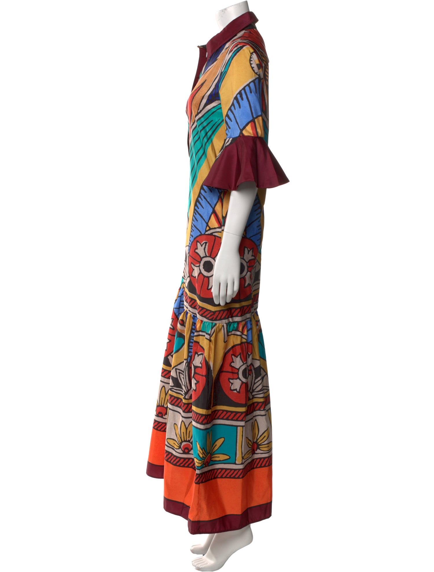 La DoubleJ Printed Long Dress