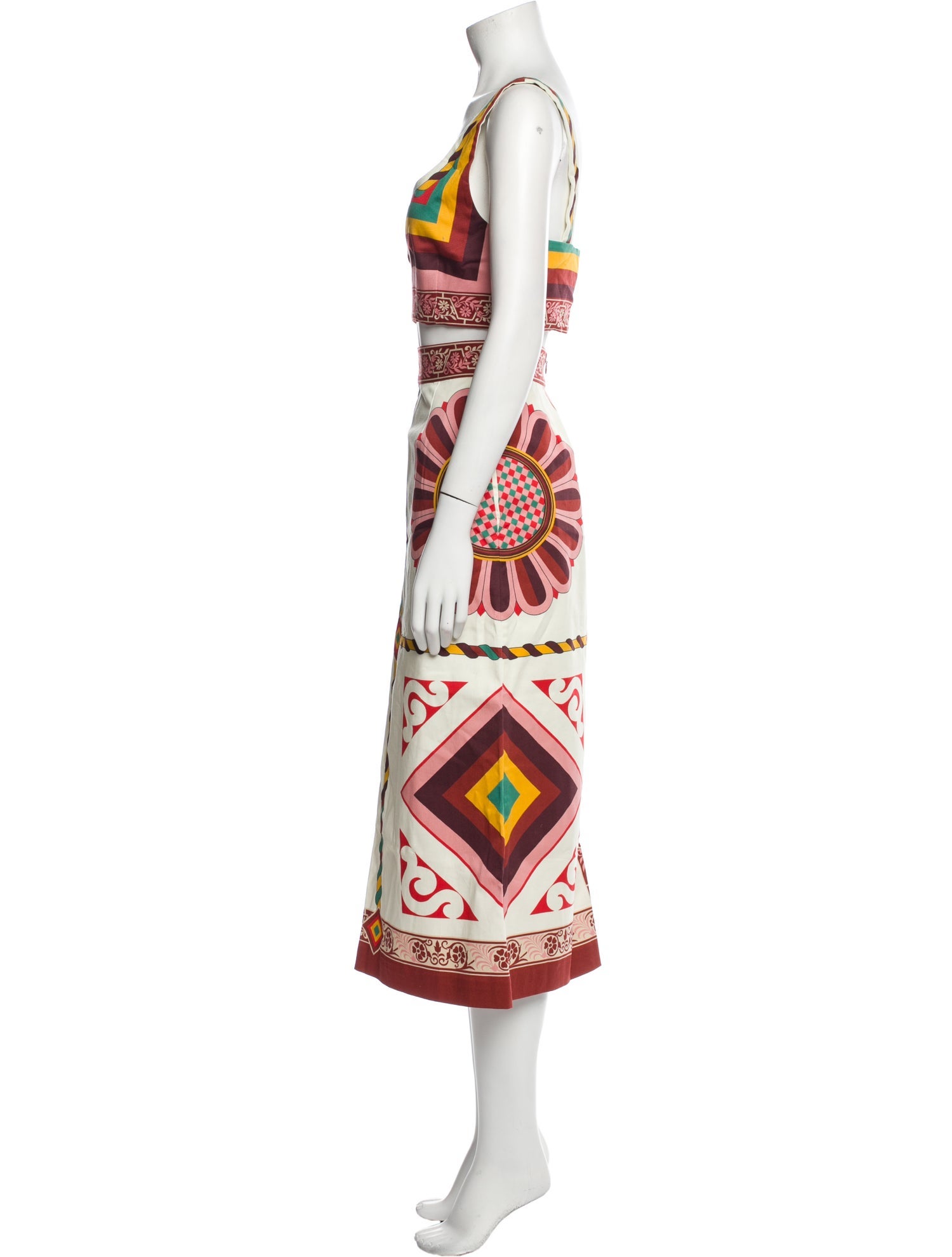 La DoubleJ Printed Skirt Set w/ Tags