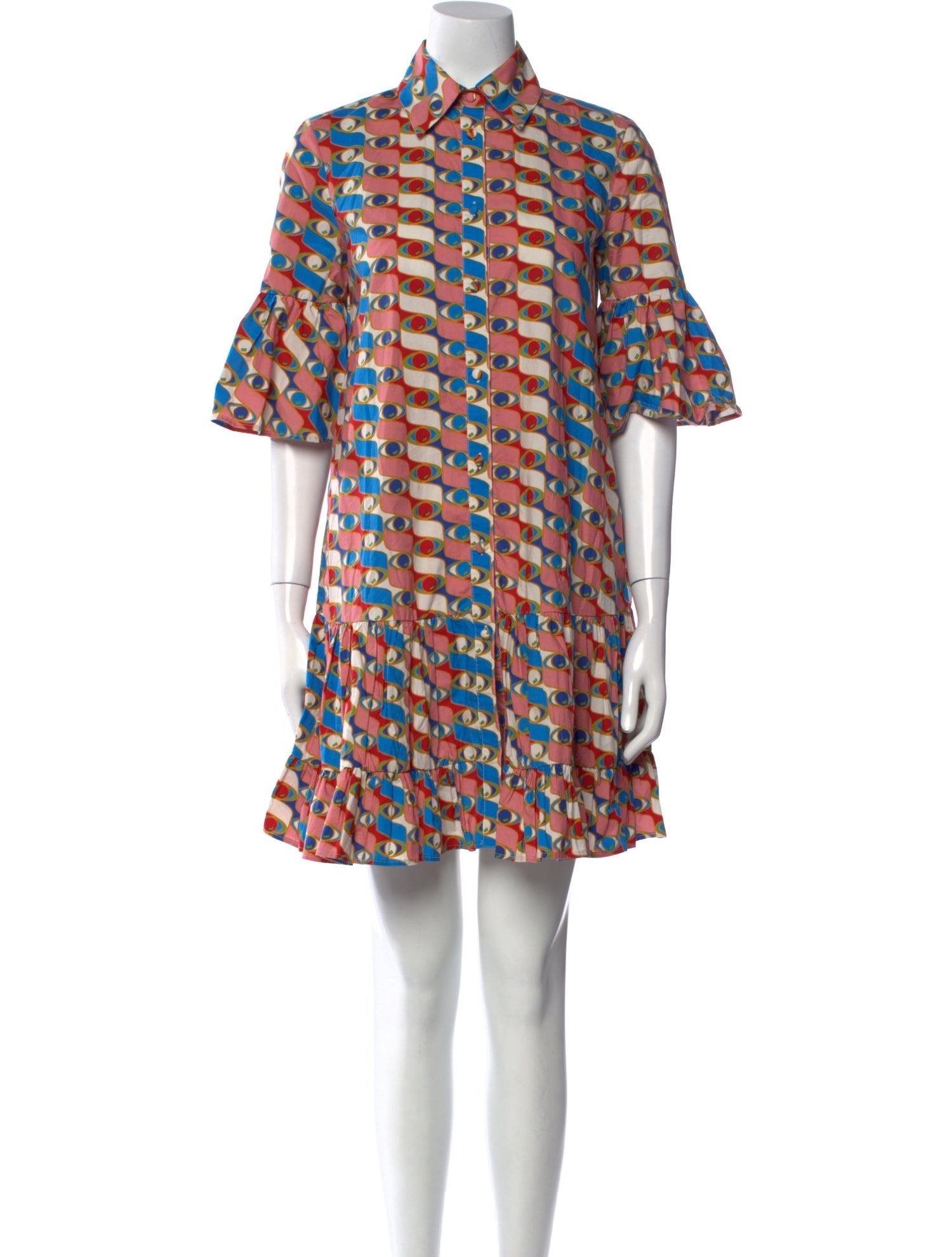 La DoubleJ Printed Mini Dress