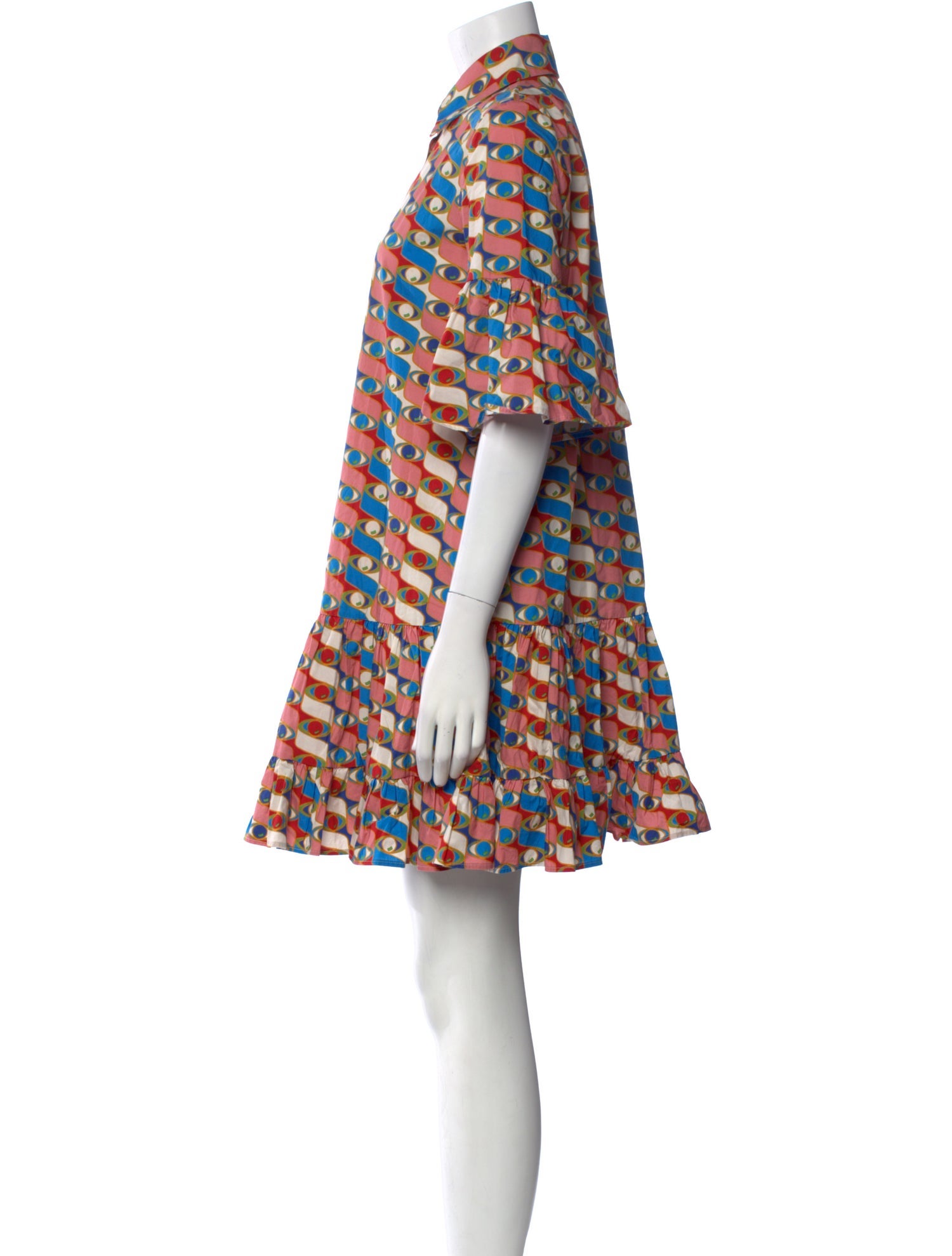 La DoubleJ Printed Mini Dress