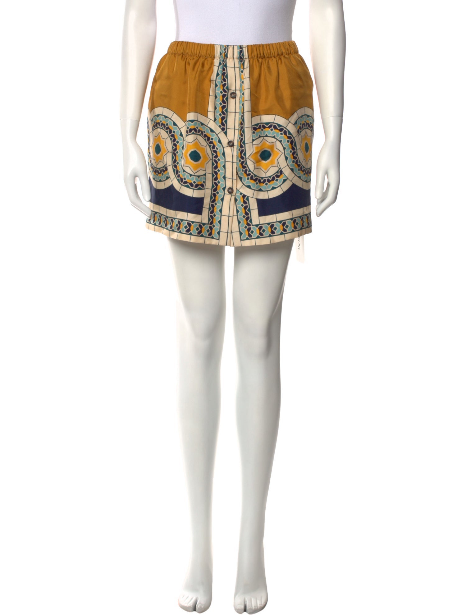 La DoubleJ Silk Mini Skirt