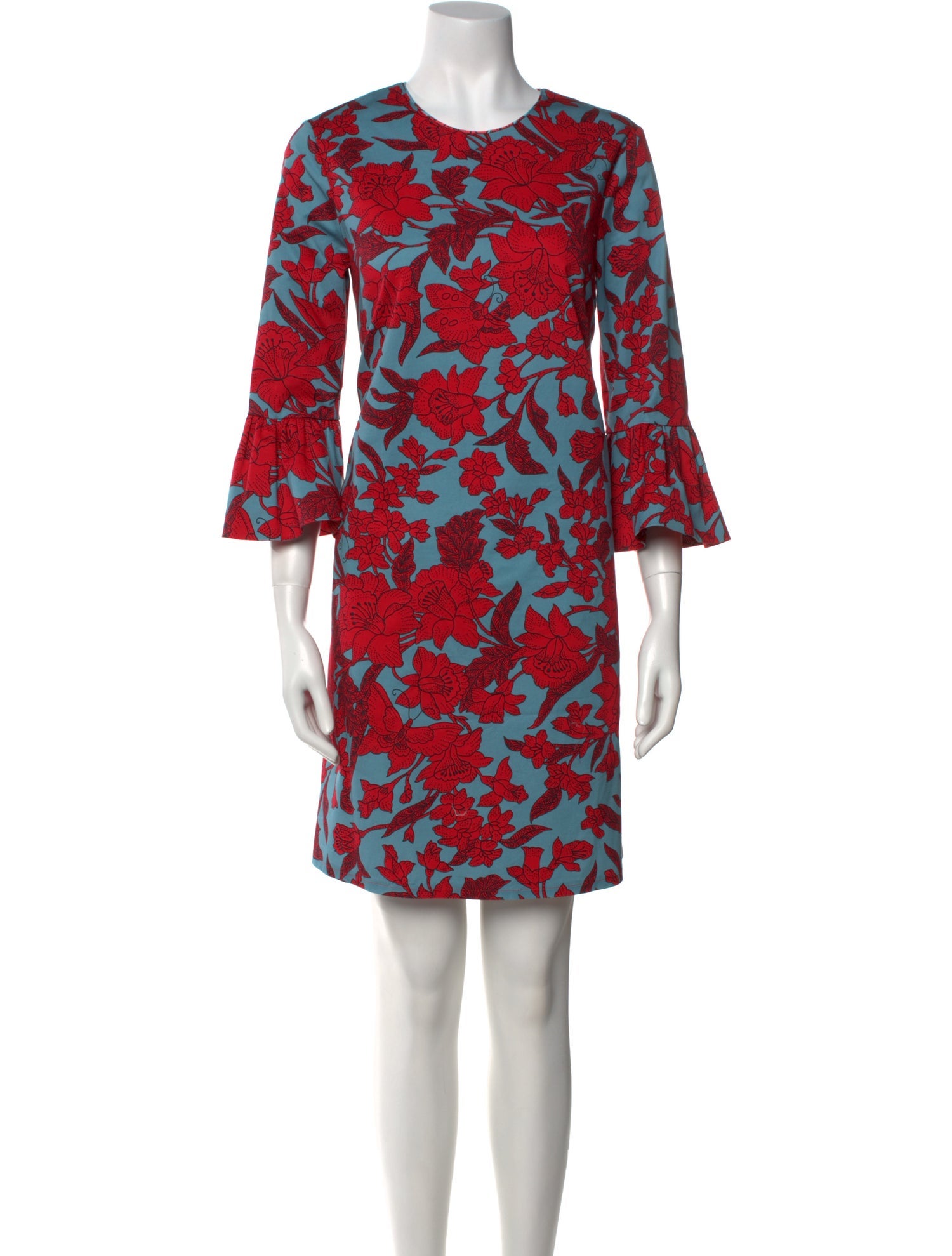 La DoubleJ Floral Print Mini Dress