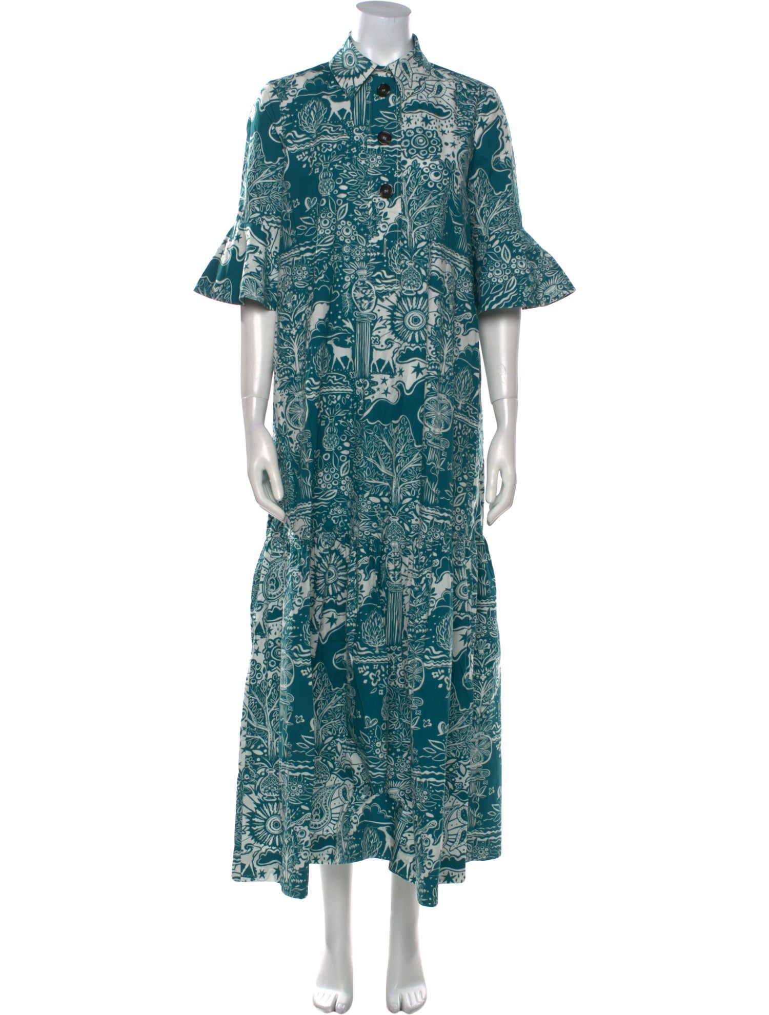 La DoubleJ Paisley Print Long Dress