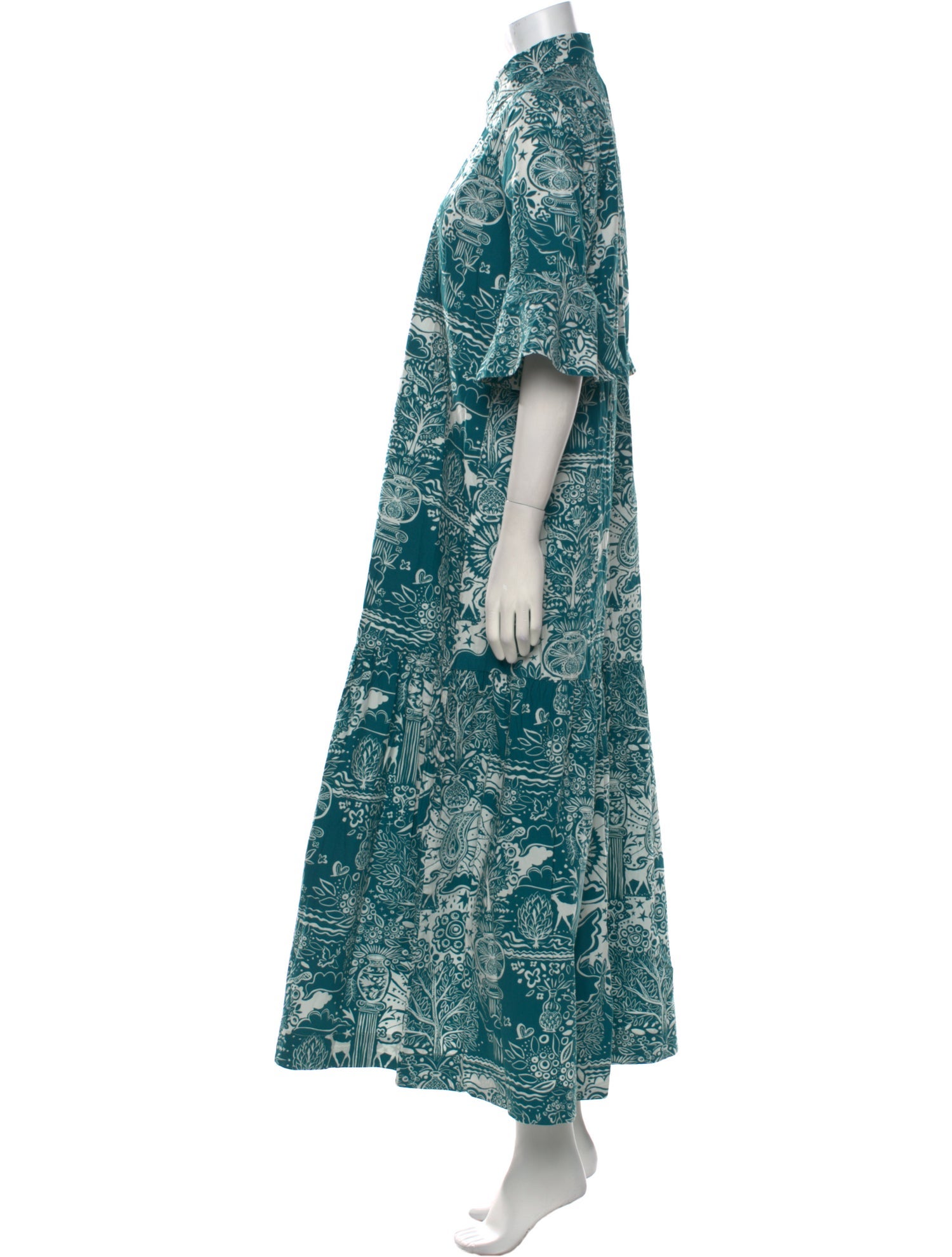 La DoubleJ Paisley Print Long Dress