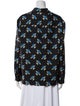 La DoubleJ Silk Printed Button-Up Top