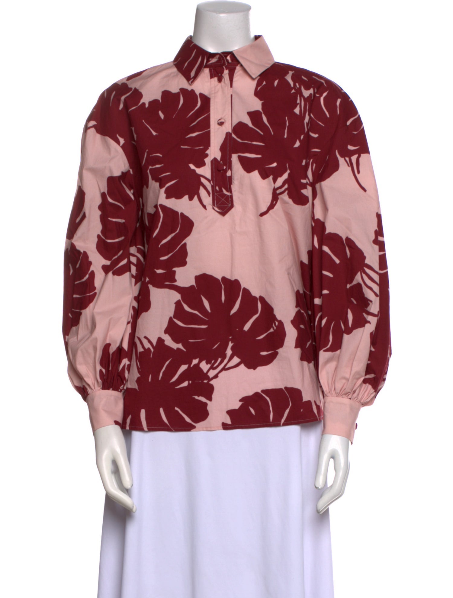 La DoubleJ Floral Print Long Sleeve Blouse