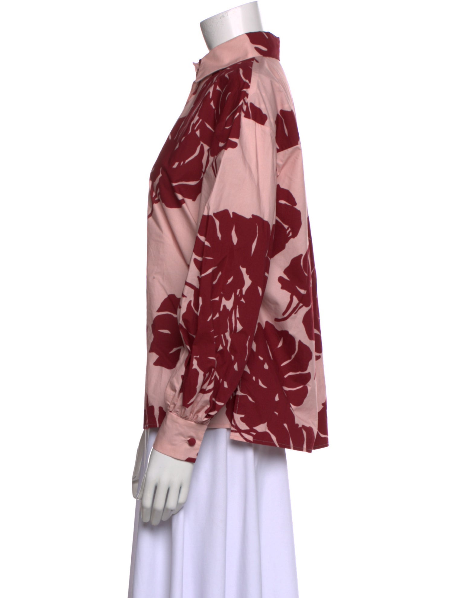 La DoubleJ Floral Print Long Sleeve Blouse