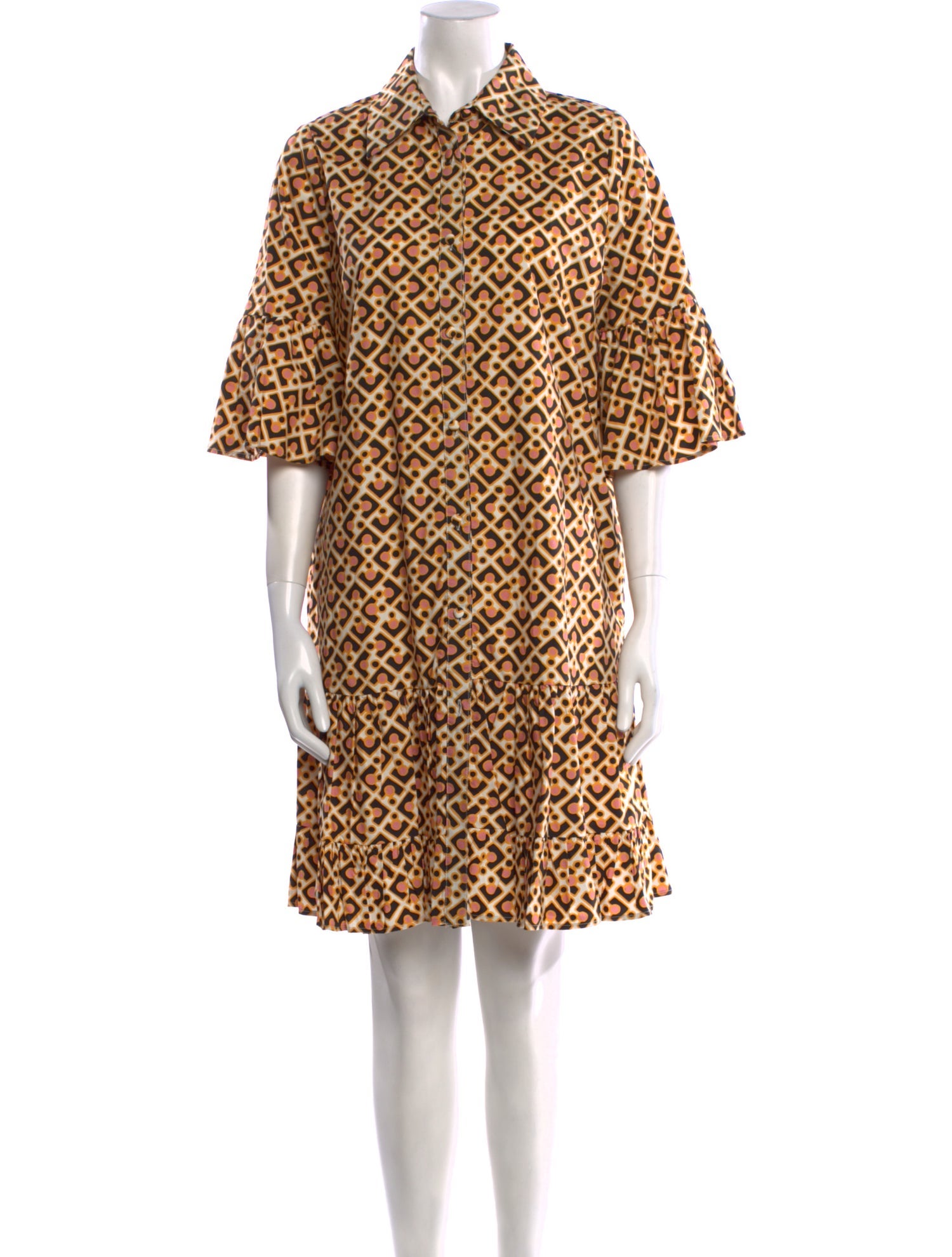 La DoubleJ Printed Mini Dress