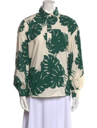 La DoubleJ Floral Print Long Sleeve Blouse