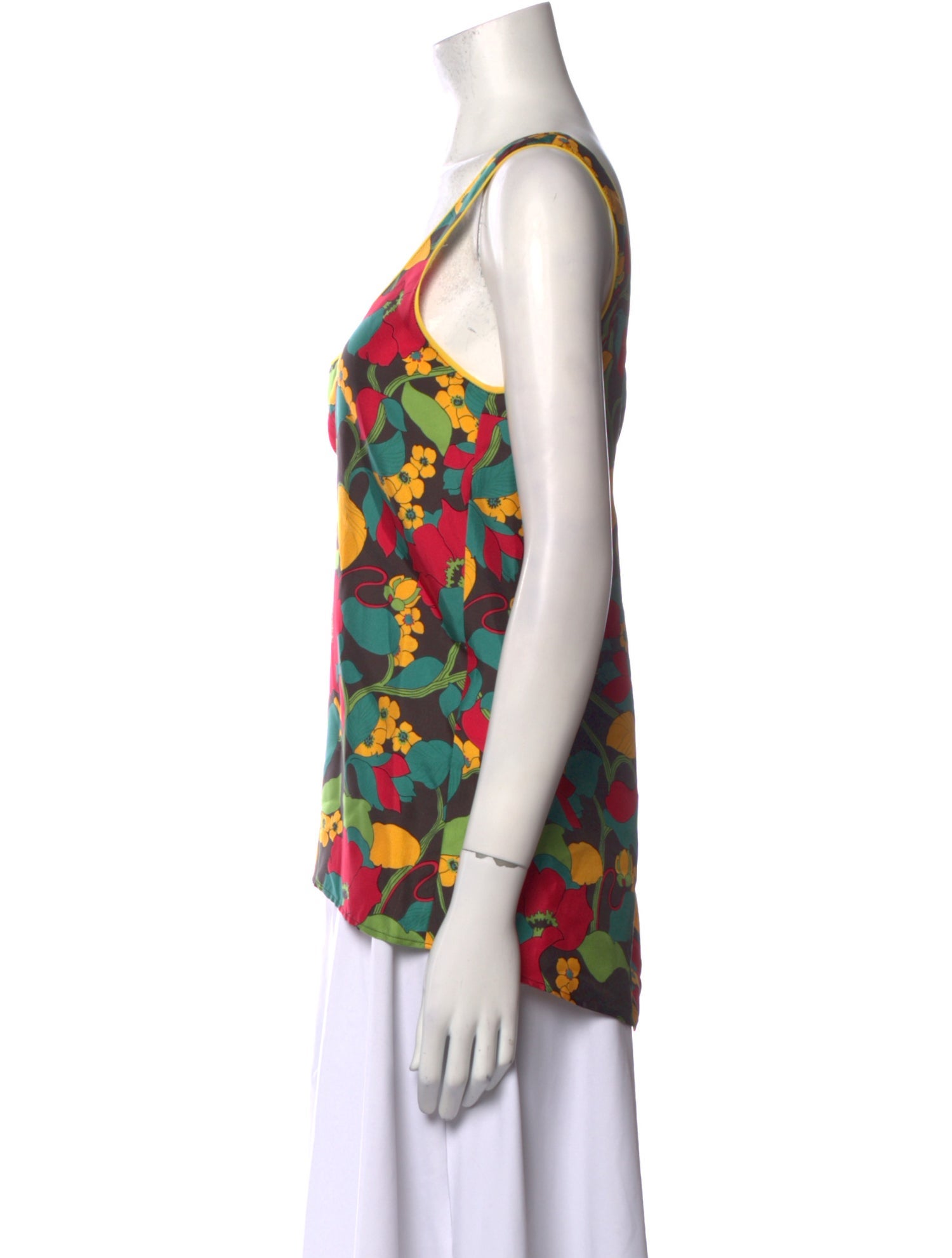 La DoubleJ Silk Floral Print Top w/ Tags