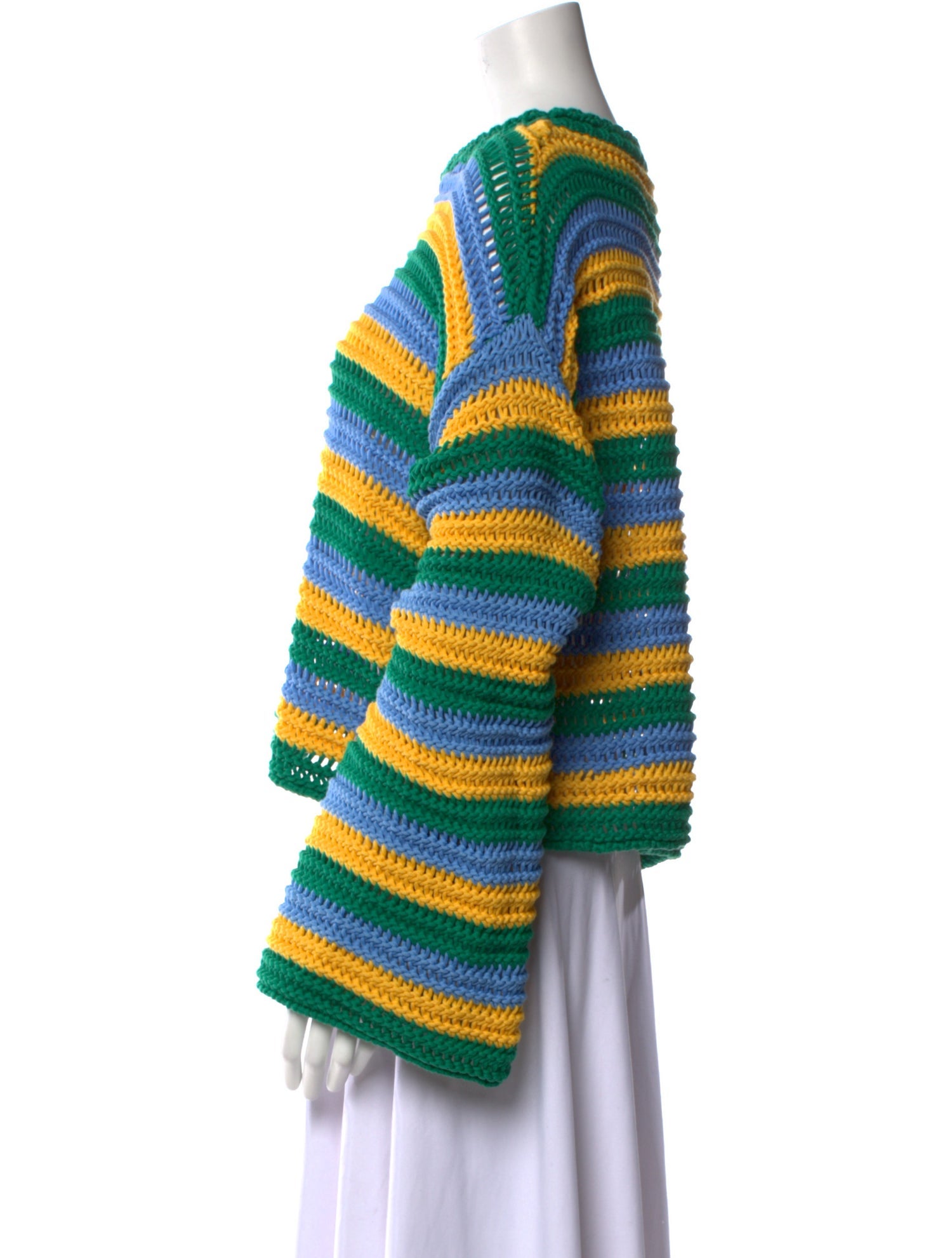 La DoubleJ Striped Bateau Neckline Sweater w/ Tags