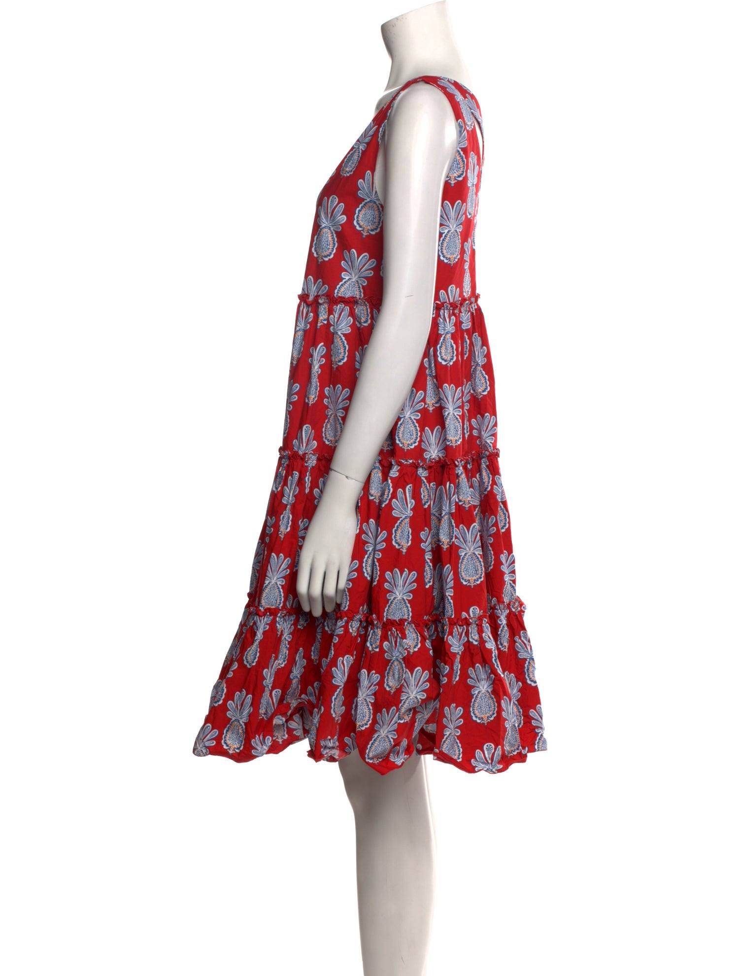 La DoubleJ Floral Print Knee-Length Dress