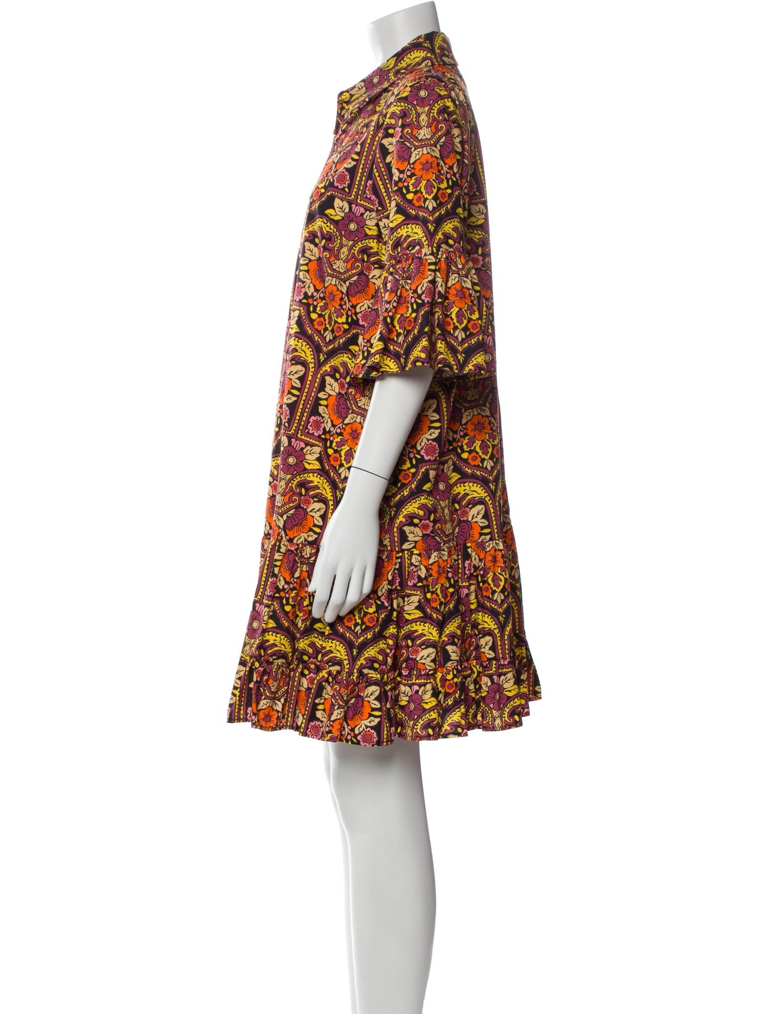 La DoubleJ Printed Mini Dress