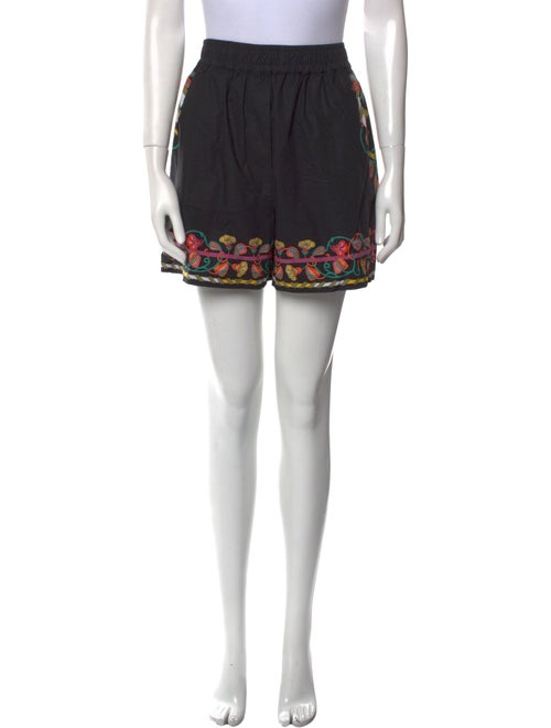 La DoubleJ Graphic Print Mini Shorts