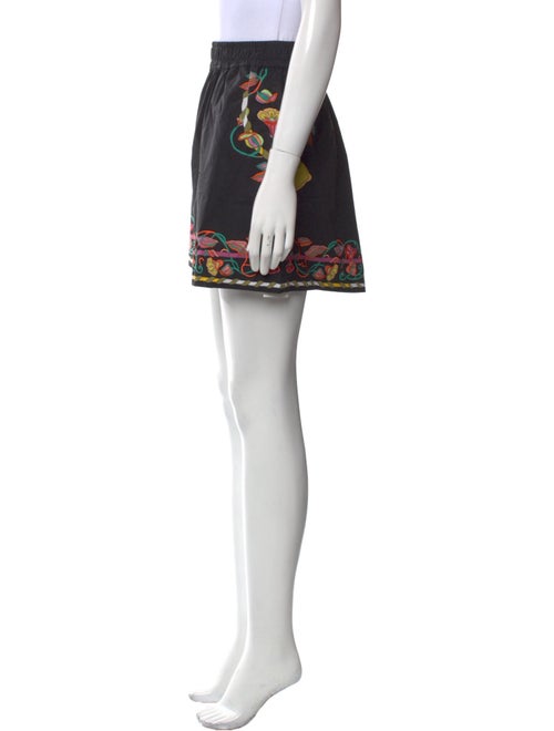 La DoubleJ Graphic Print Mini Shorts