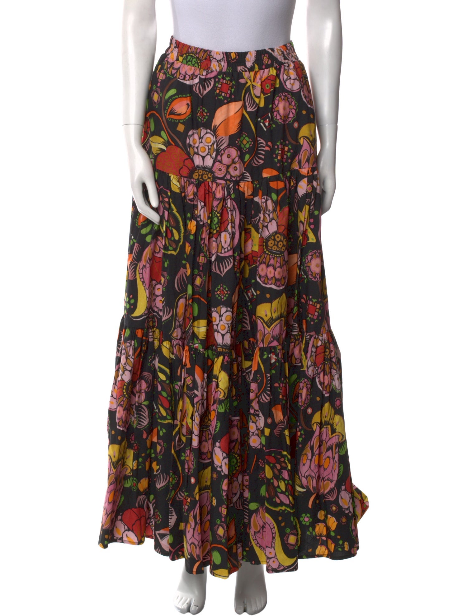 La DoubleJ Floral Print Long Skirt
