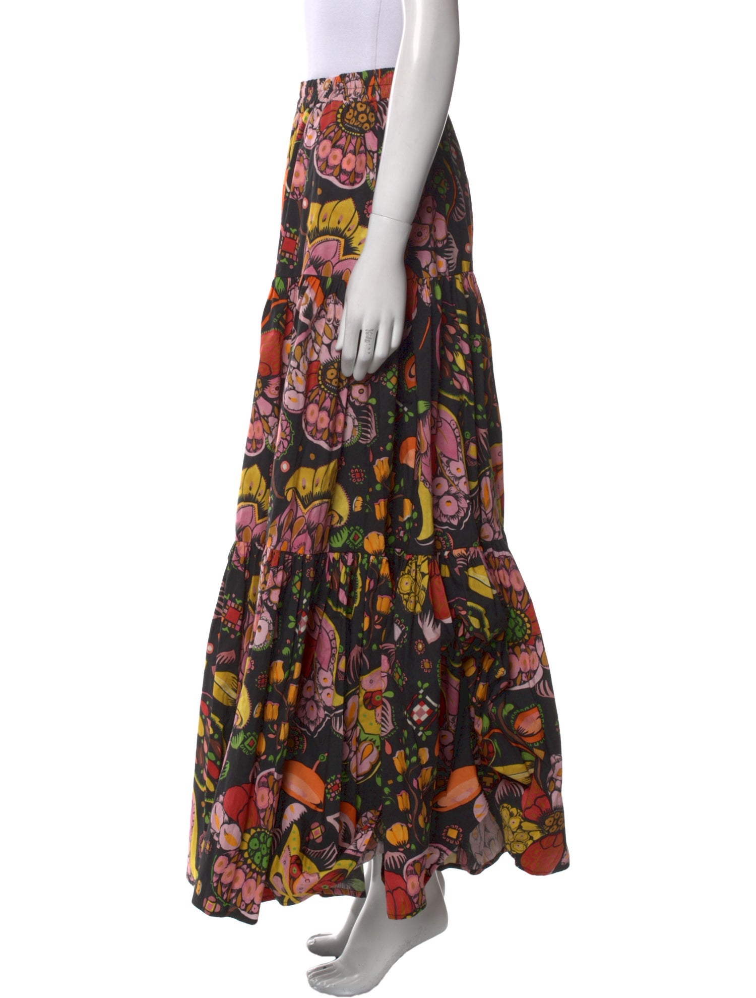 La DoubleJ Floral Print Long Skirt