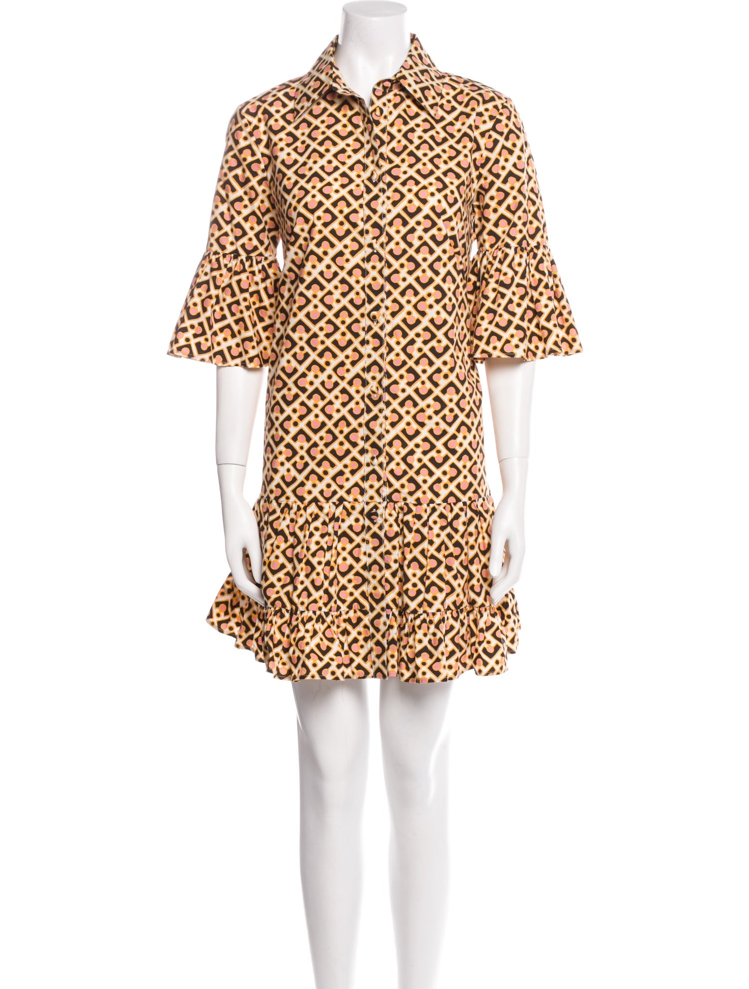 La DoubleJ Printed Mini Dress