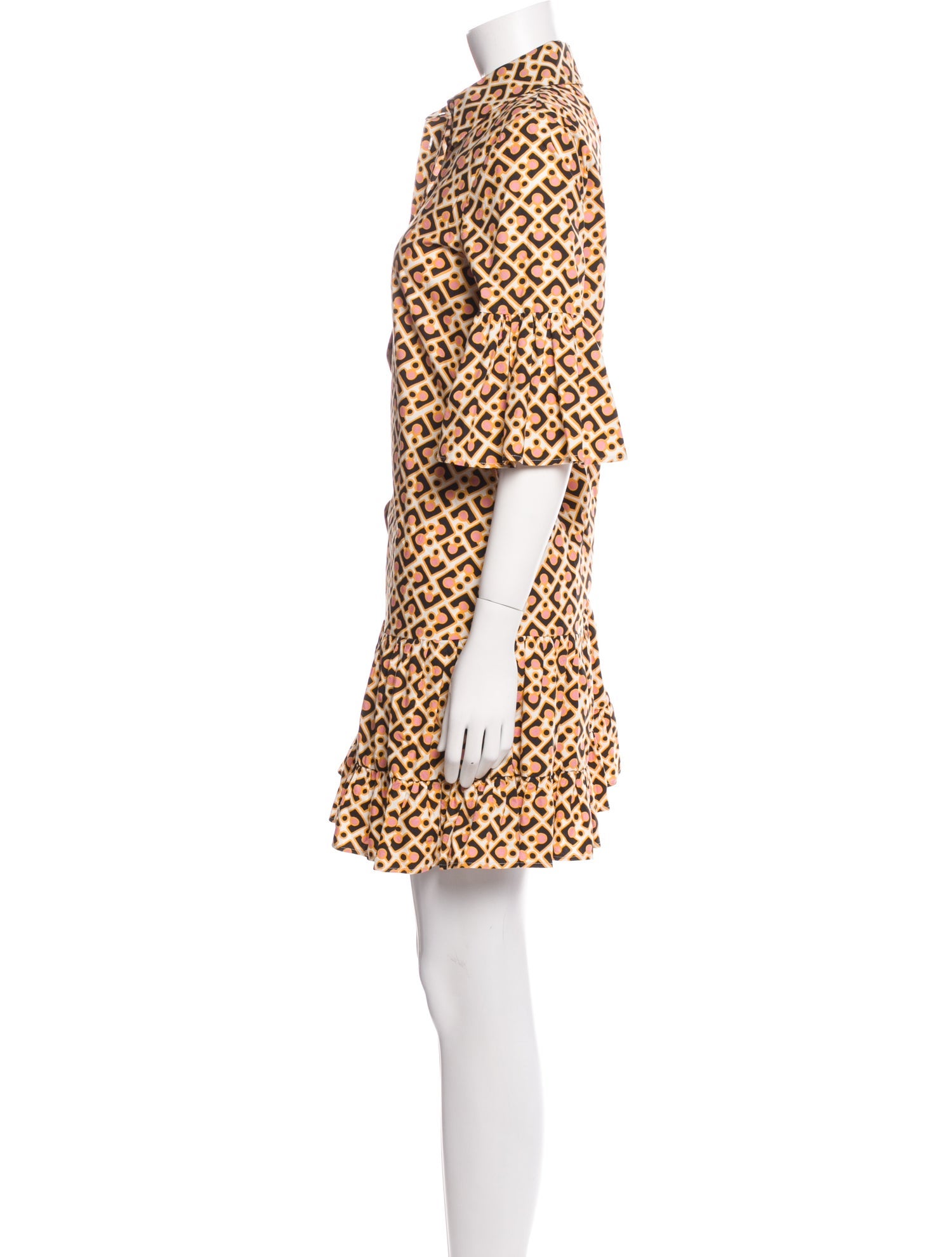 La DoubleJ Printed Mini Dress