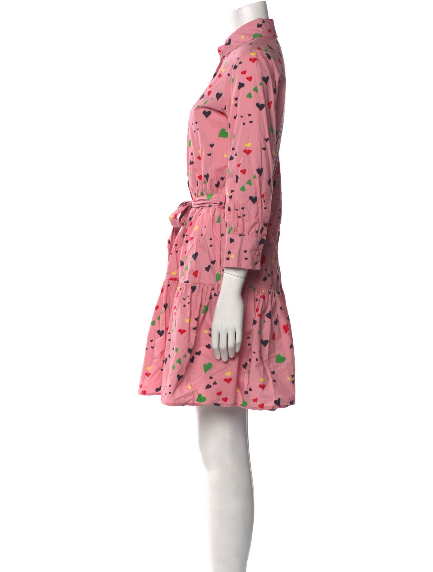 La DoubleJ Floral Print Mini Dress