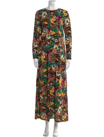 La DoubleJ Dresses Floral Print Long Dress XS