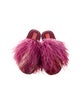 La DoubleJ Ostrich Feather Mules
