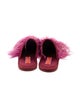 La DoubleJ Ostrich Feather Mules