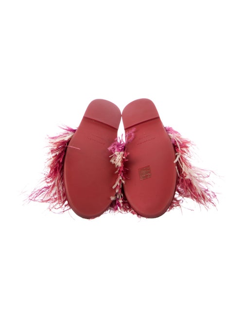 La DoubleJ Ostrich Feather Mules