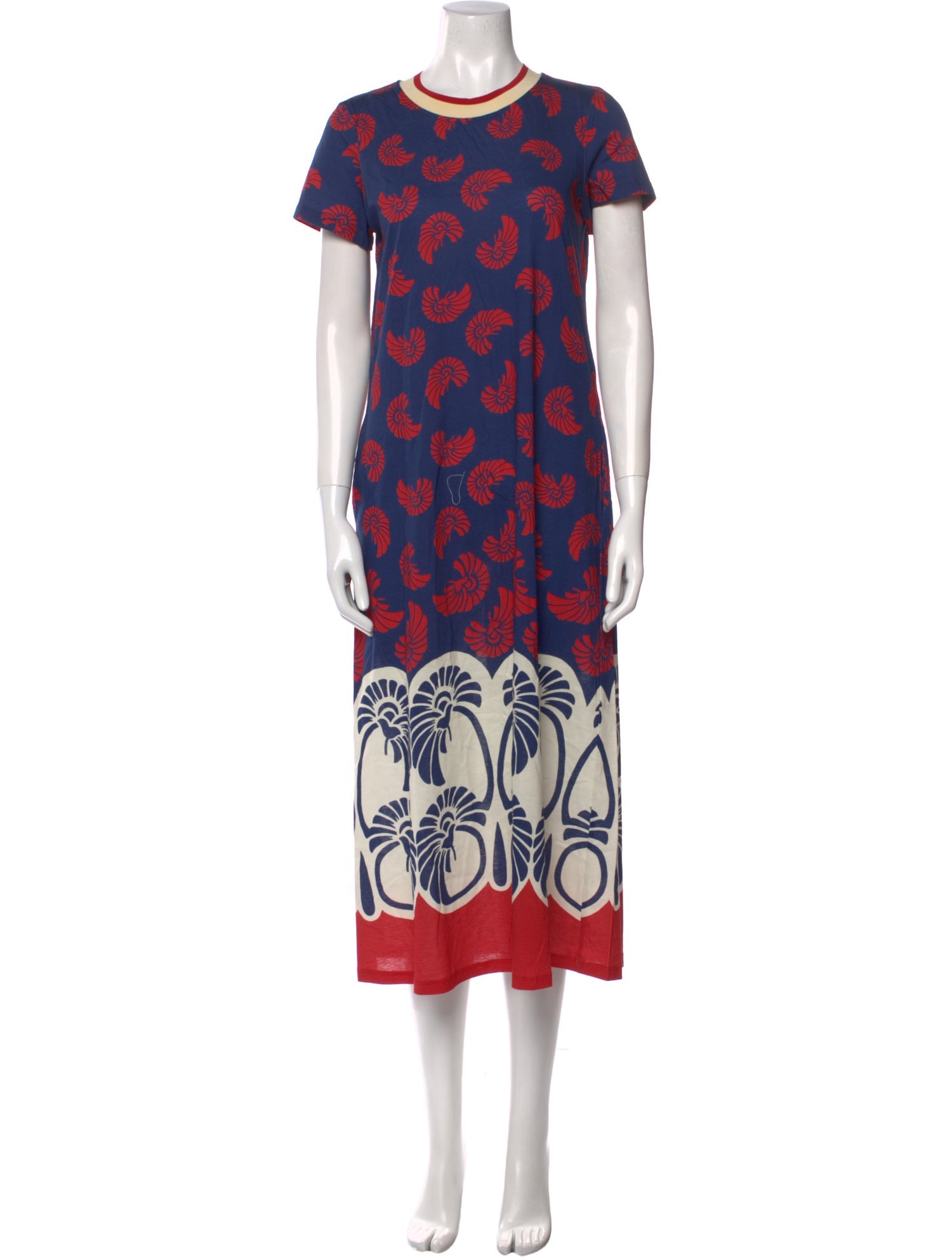 La DoubleJ Printed Midi Length Dress