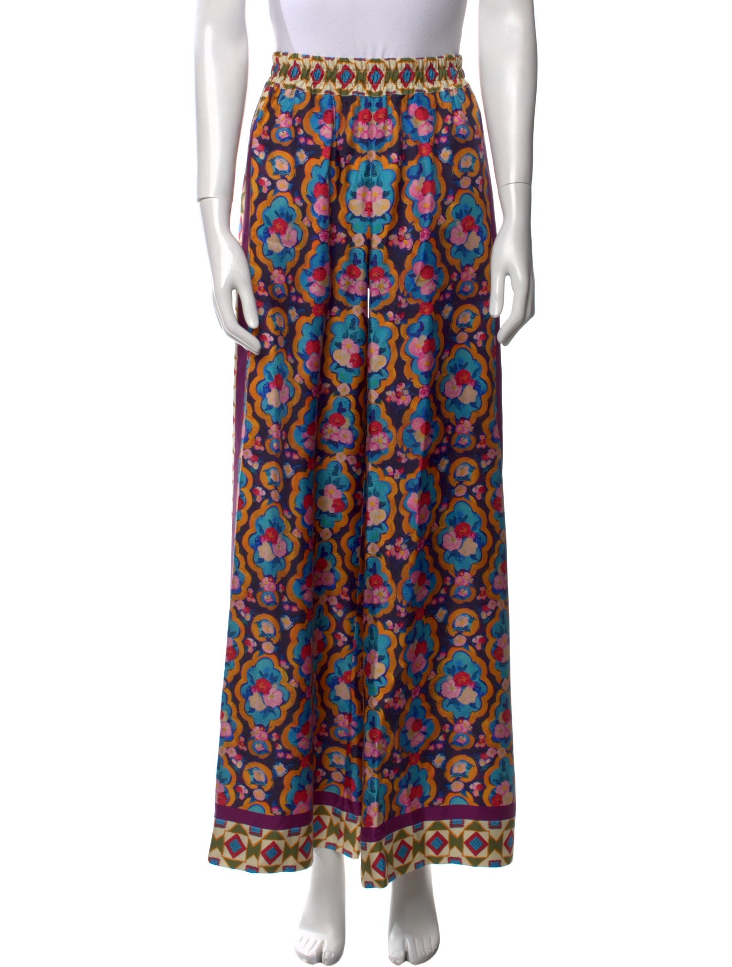 La DoubleJ Silk Wide Leg Pants