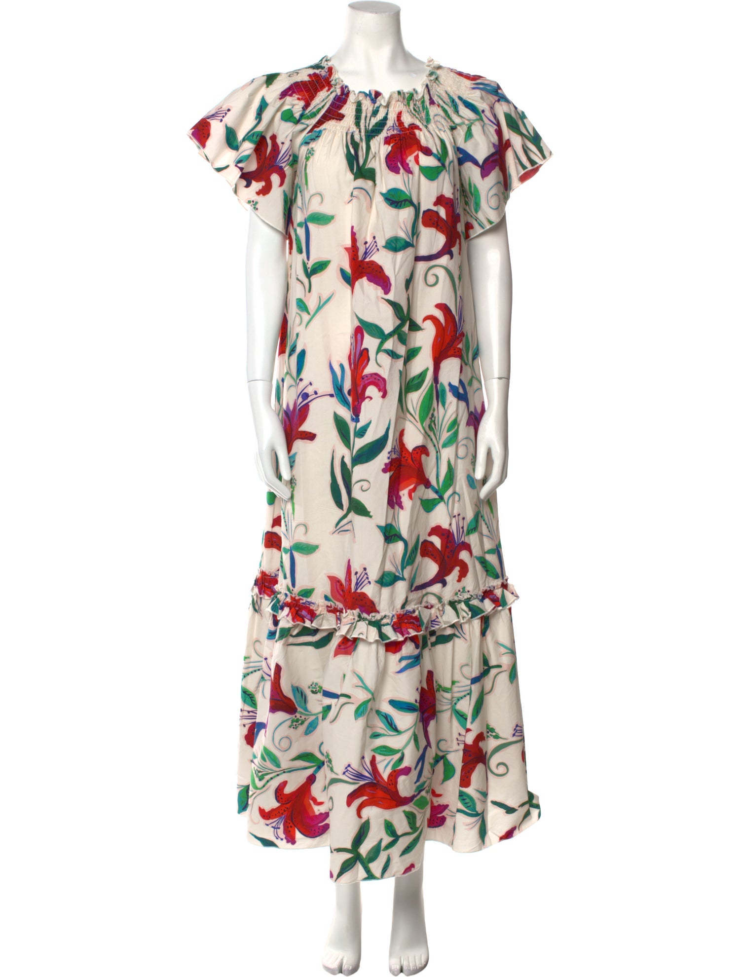 La DoubleJ Floral Print Long Dress