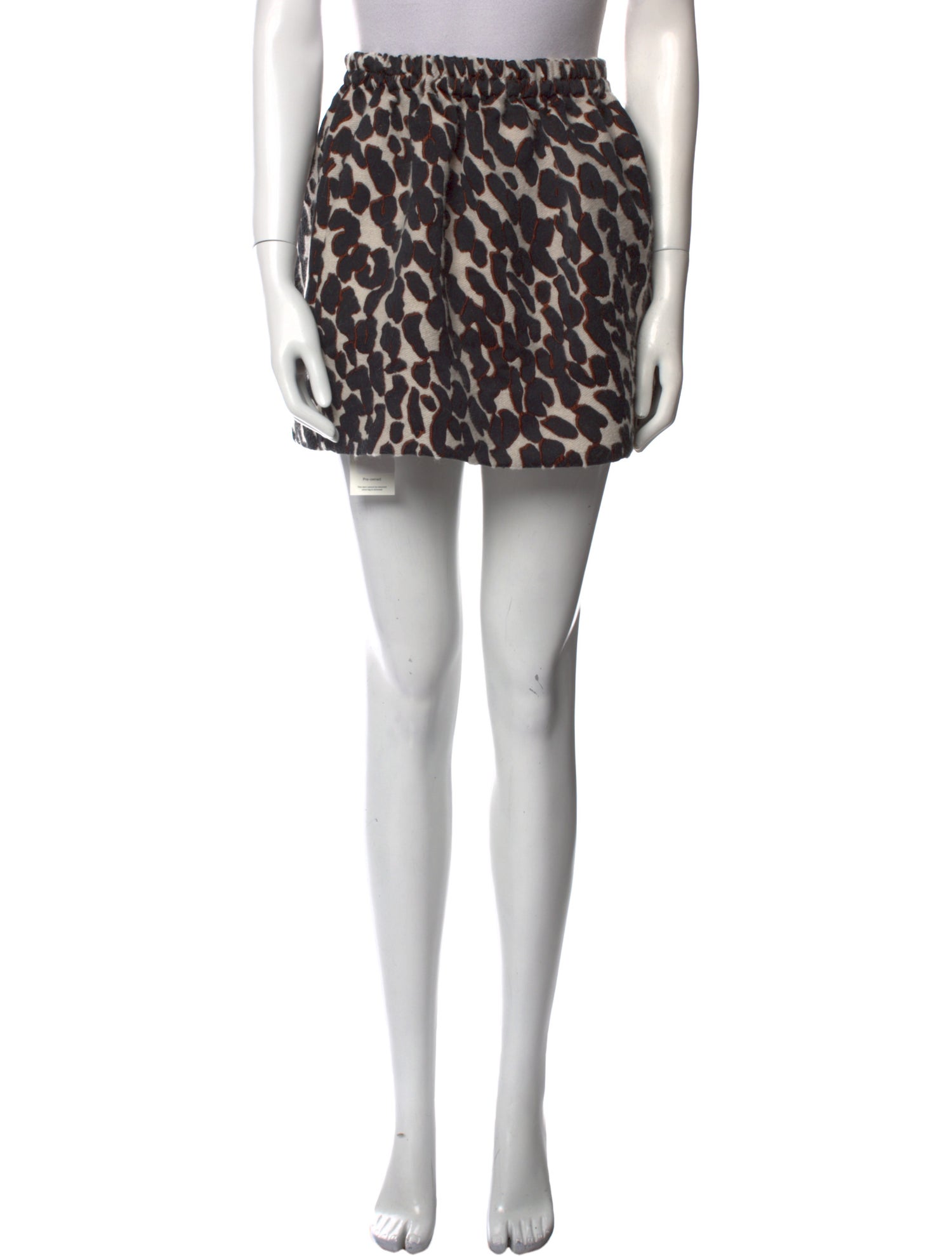 La DoubleJ Printed Mini Skirt
