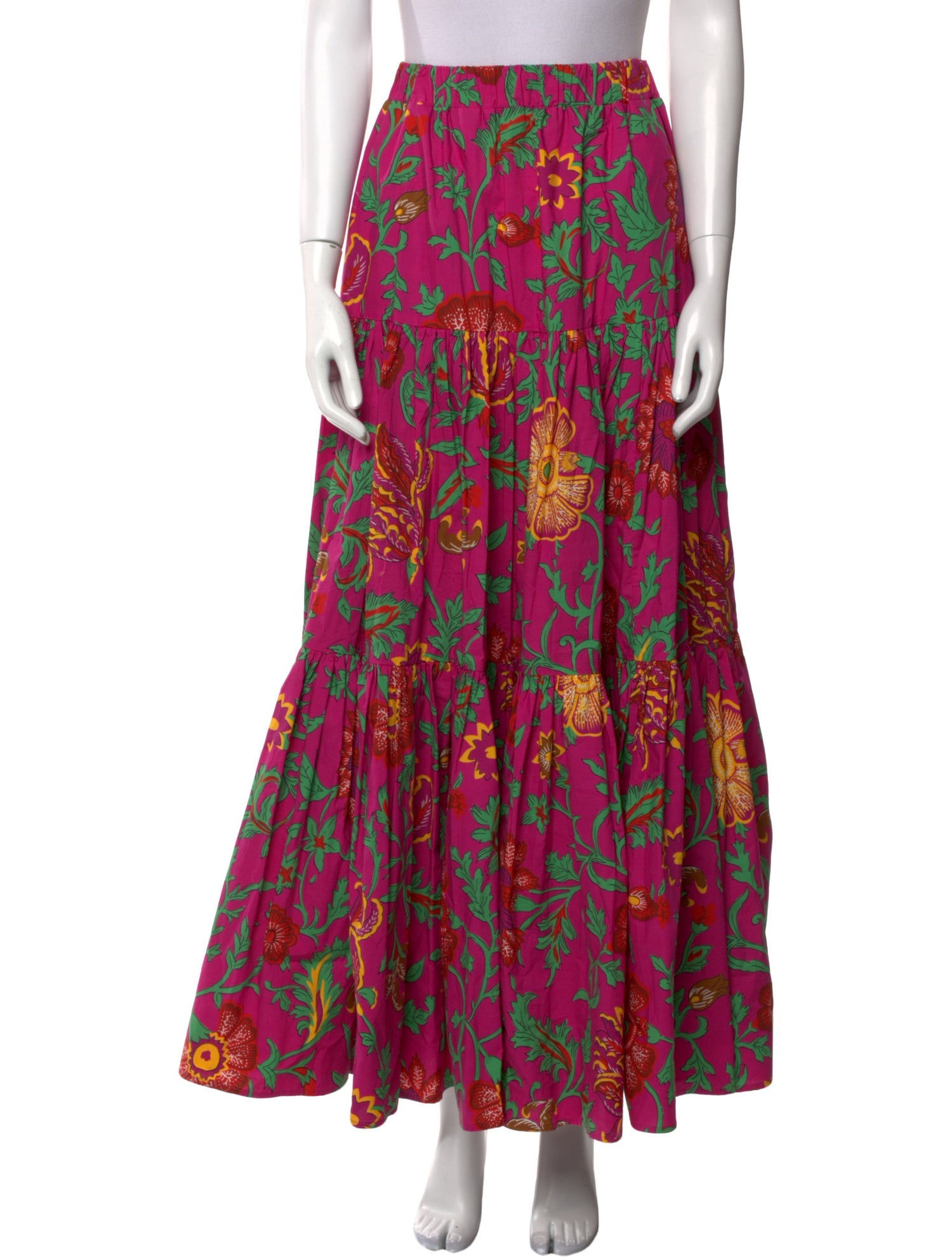 La DoubleJ Floral Print Long Skirt