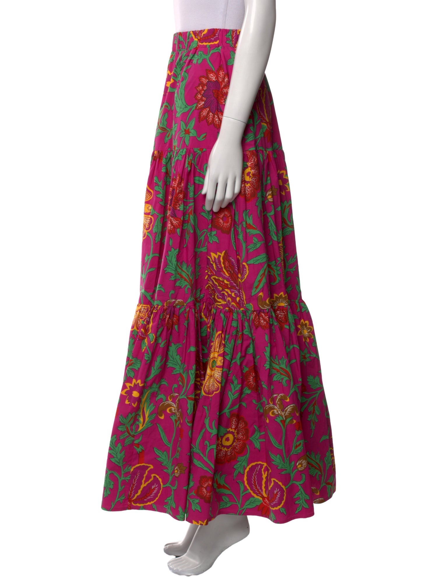 La DoubleJ Floral Print Long Skirt