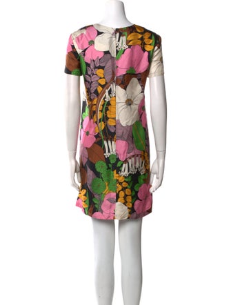 La DoubleJ Floral Print Mini Dress
