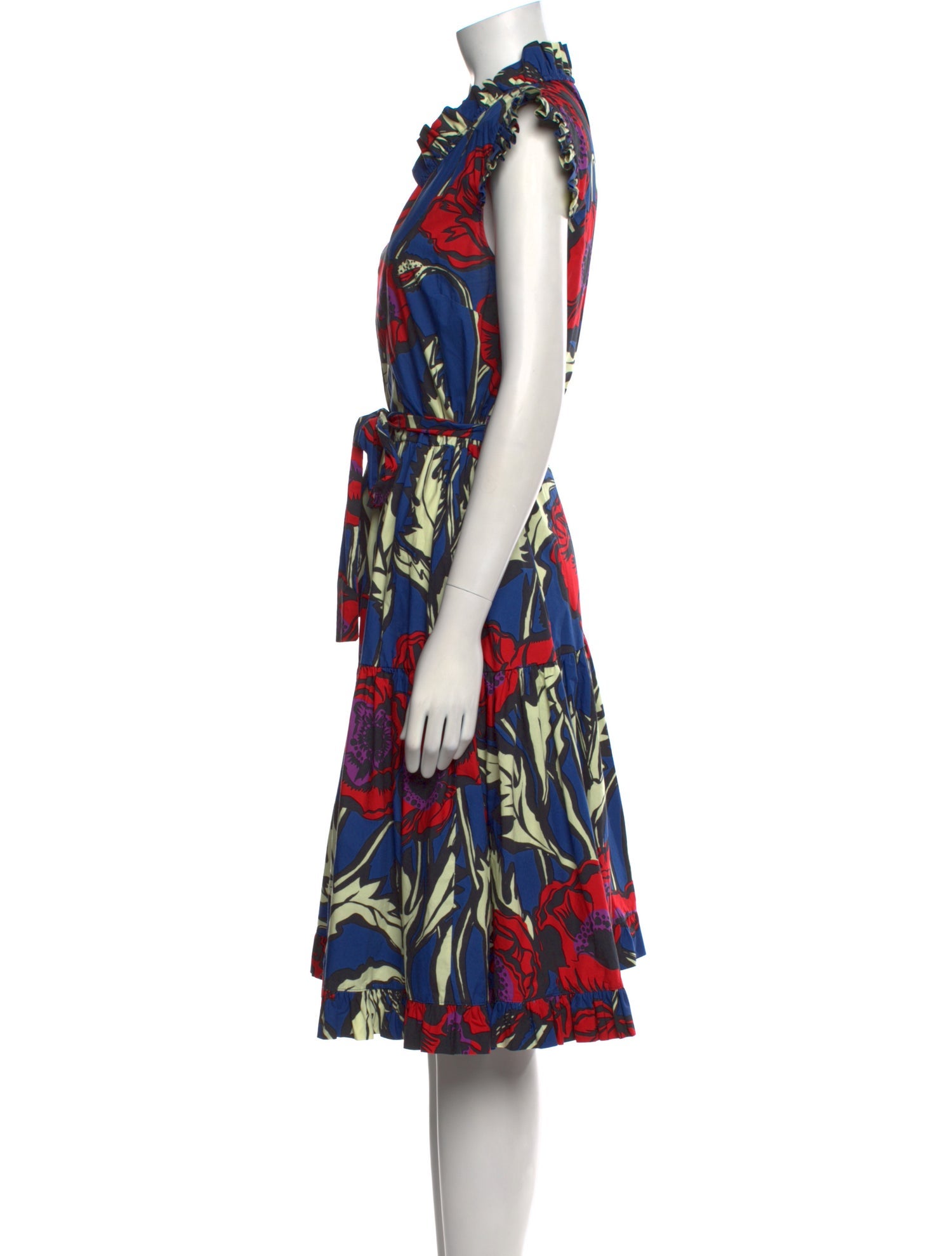La DoubleJ Printed Midi Length Dress