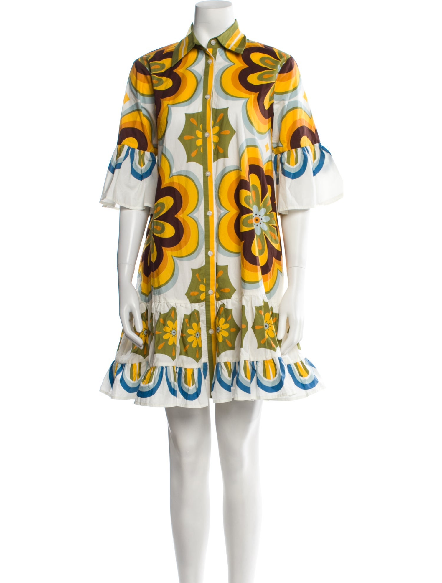 La DoubleJ Printed Mini Dress