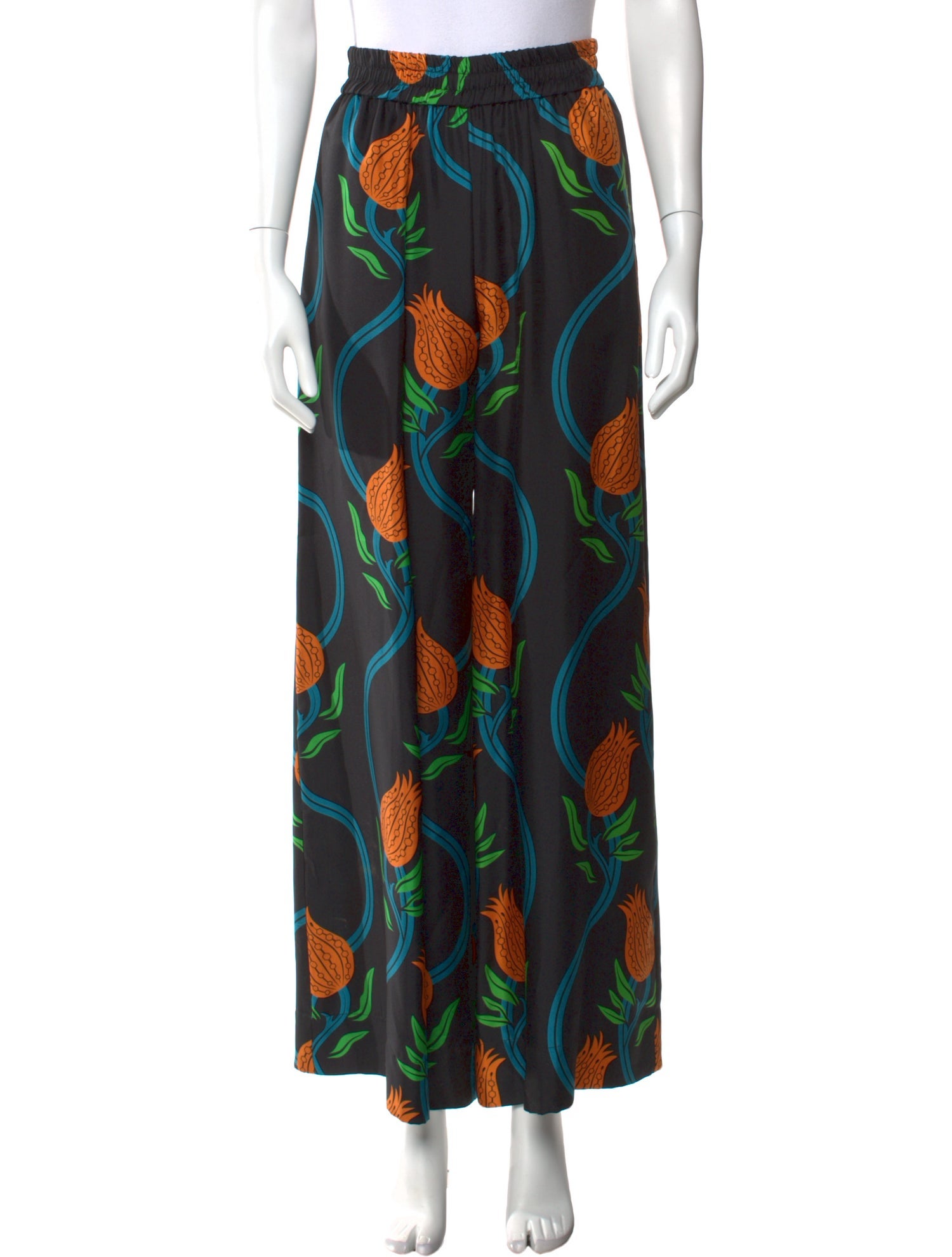 La DoubleJ Silk Wide Leg Pants