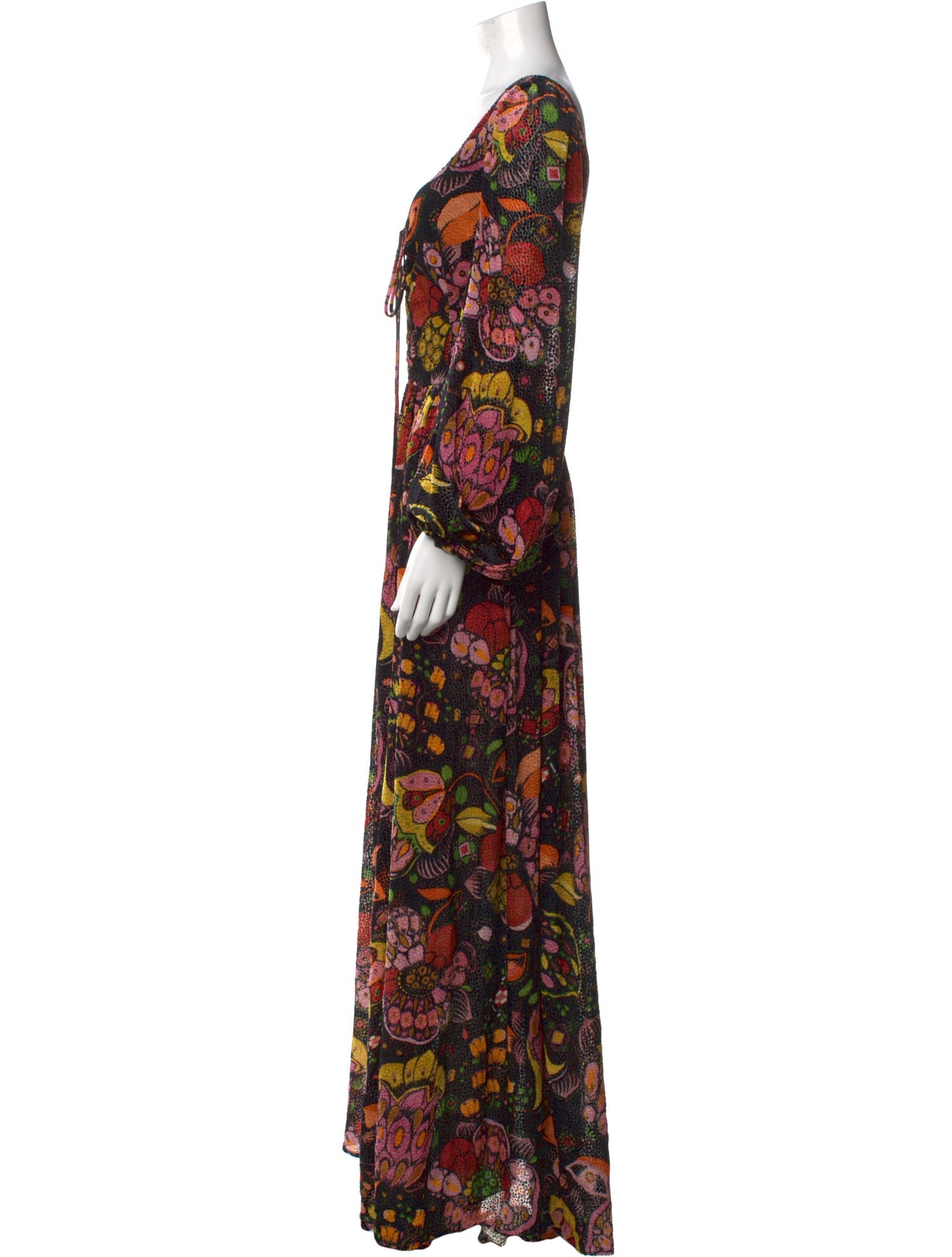 La DoubleJ Floral Print Long Dress