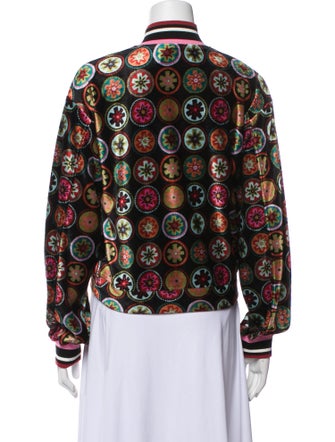 La DoubleJ Floral Print Bomber Jacket