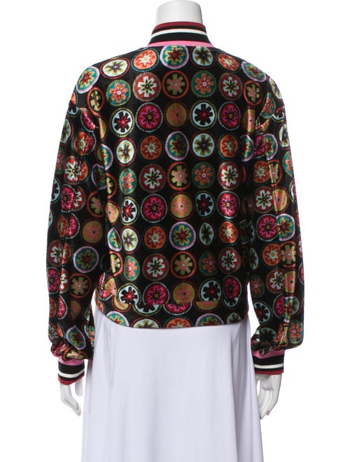 La DoubleJ Floral Print Bomber Jacket