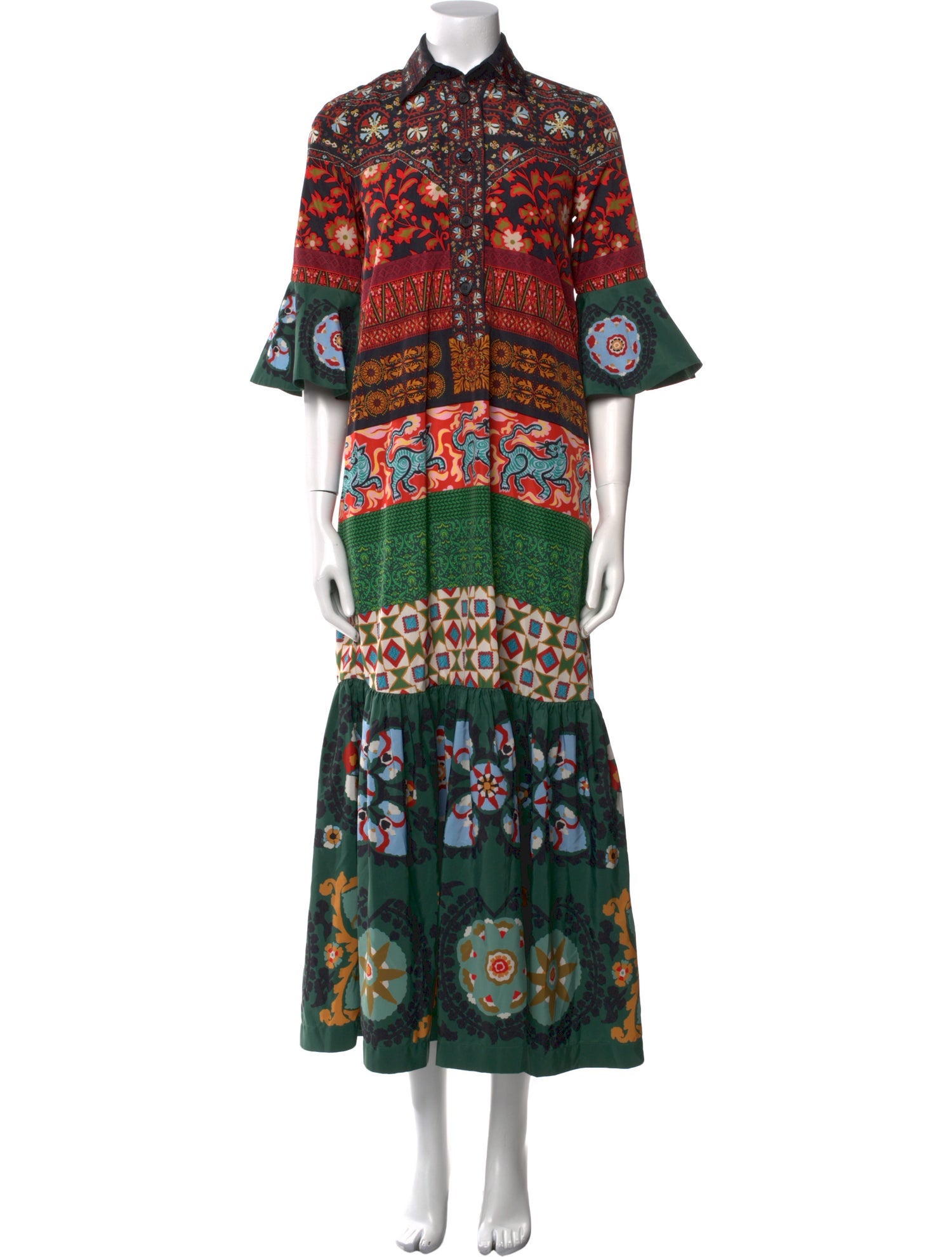 La DoubleJ Floral Print Long Dress