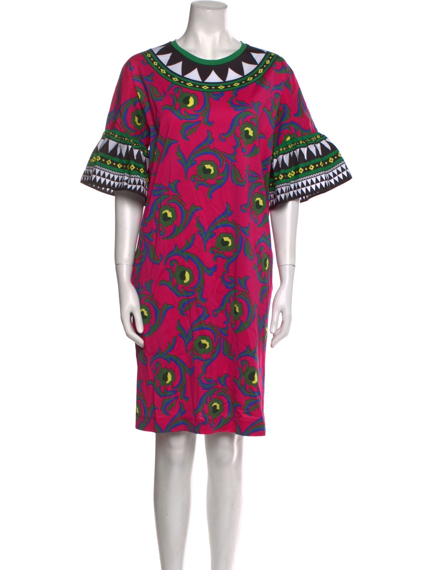 La DoubleJ Printed Knee-Length Dress w/ Tags