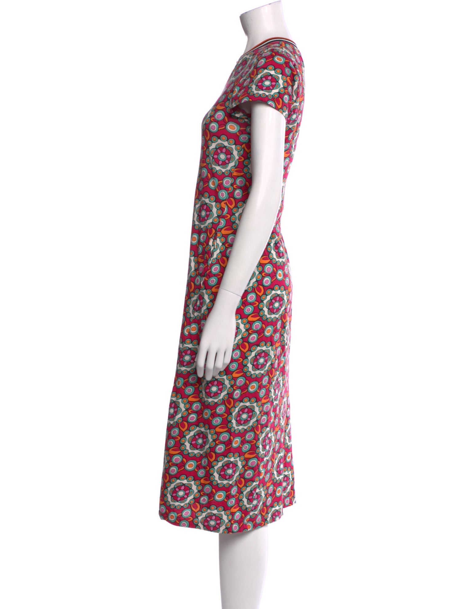 La DoubleJ Printed Midi Length Dress