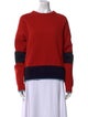 La DoubleJ Wool Colorblock Pattern Sweater