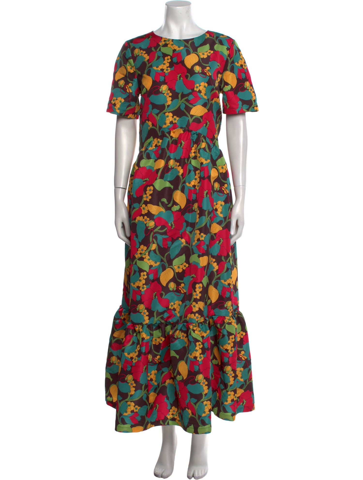 La DoubleJ Floral Print Long Dress w/ Tags